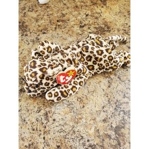 Freckles TY Beanie Baby RARE errors crooked nose